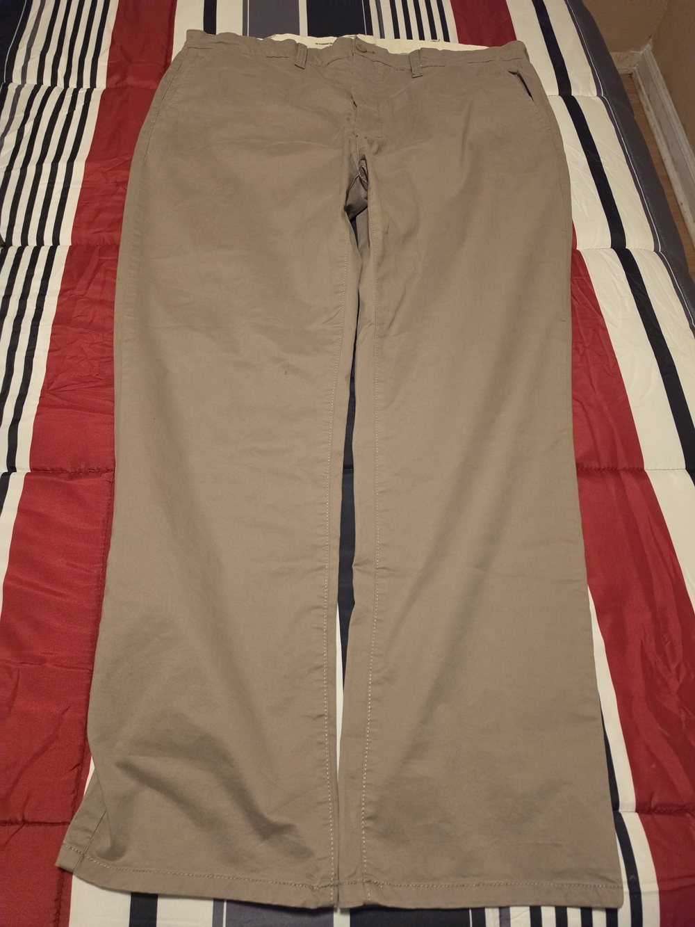 Mutual Weave Men's Straight Chino Pants in Khaki